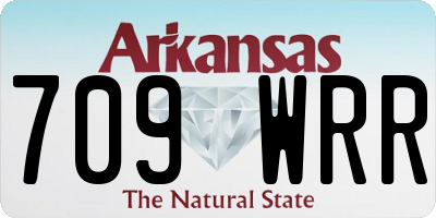 AR license plate 709WRR