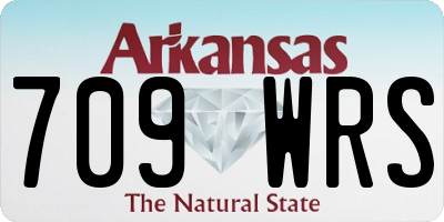 AR license plate 709WRS