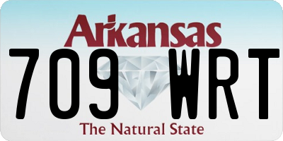 AR license plate 709WRT