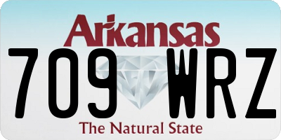 AR license plate 709WRZ