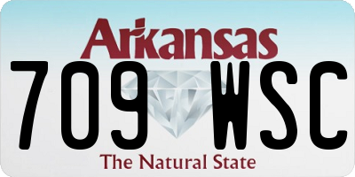 AR license plate 709WSC