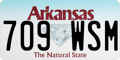 AR license plate 709WSM