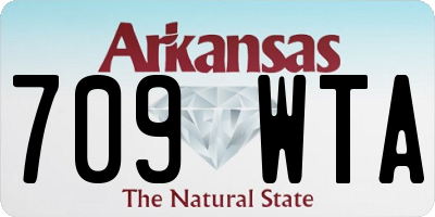 AR license plate 709WTA