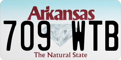 AR license plate 709WTB