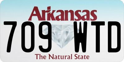 AR license plate 709WTD