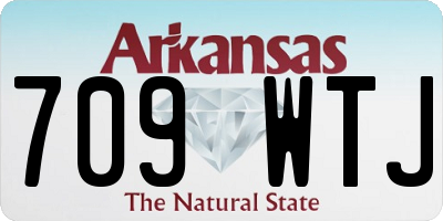 AR license plate 709WTJ