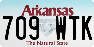 AR license plate 709WTK