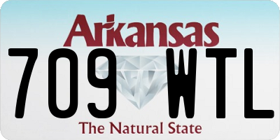 AR license plate 709WTL