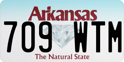 AR license plate 709WTM