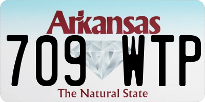 AR license plate 709WTP