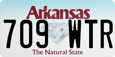 AR license plate 709WTR