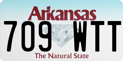 AR license plate 709WTT