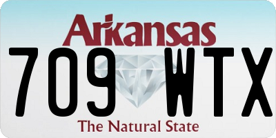AR license plate 709WTX