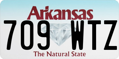 AR license plate 709WTZ