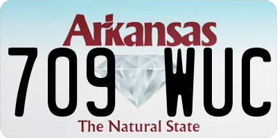 AR license plate 709WUC