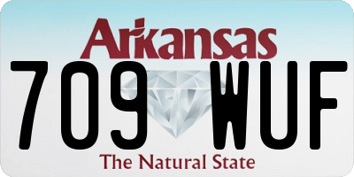 AR license plate 709WUF