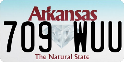 AR license plate 709WUU