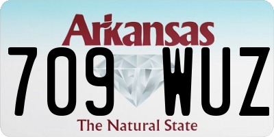 AR license plate 709WUZ