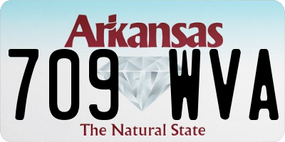 AR license plate 709WVA