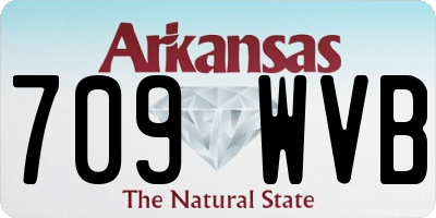 AR license plate 709WVB