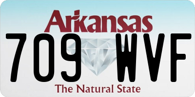 AR license plate 709WVF