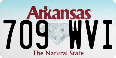 AR license plate 709WVI