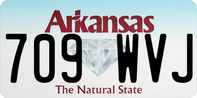 AR license plate 709WVJ