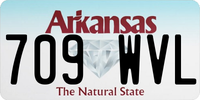 AR license plate 709WVL