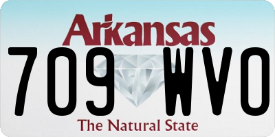 AR license plate 709WVO