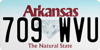 AR license plate 709WVU