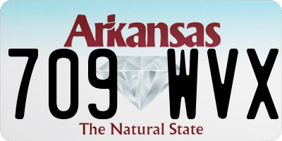 AR license plate 709WVX