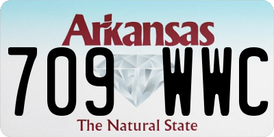 AR license plate 709WWC