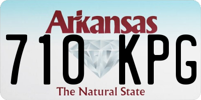 AR license plate 710KPG