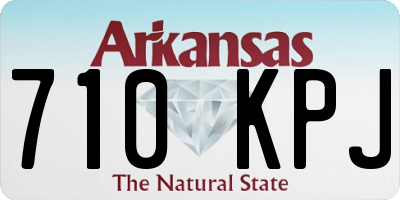 AR license plate 710KPJ