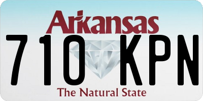 AR license plate 710KPN