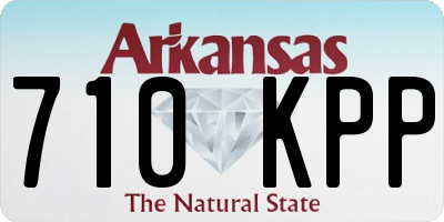 AR license plate 710KPP