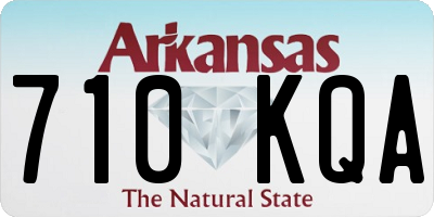 AR license plate 710KQA