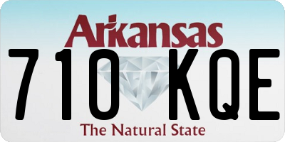 AR license plate 710KQE