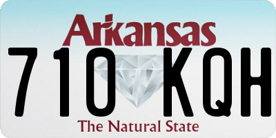 AR license plate 710KQH