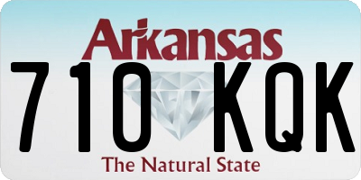 AR license plate 710KQK