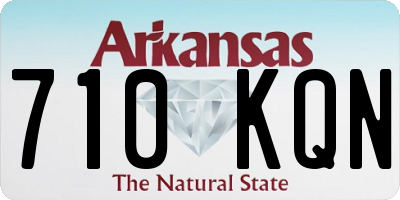 AR license plate 710KQN