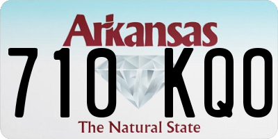 AR license plate 710KQO