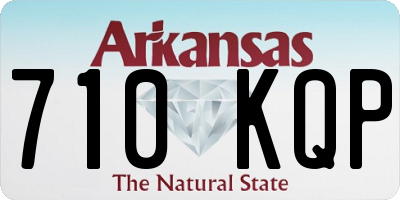 AR license plate 710KQP