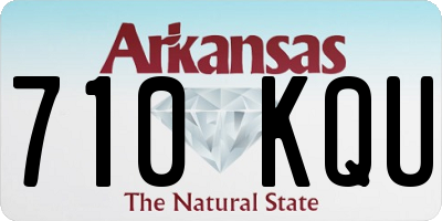 AR license plate 710KQU
