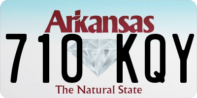 AR license plate 710KQY