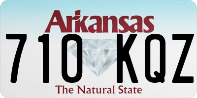 AR license plate 710KQZ