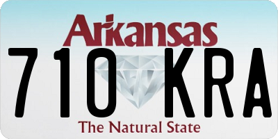AR license plate 710KRA
