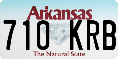 AR license plate 710KRB
