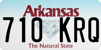 AR license plate 710KRQ
