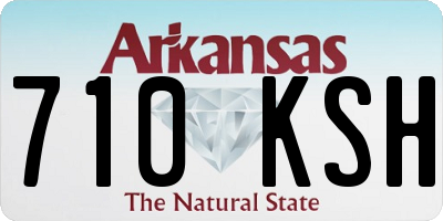 AR license plate 710KSH